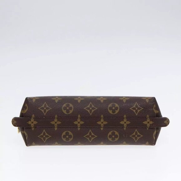 LOUIS VUITTON Monogram Trousse Demi Ronde Cosmetic Pouch M47520 LV Auth 89289 - Picture 7 of 16